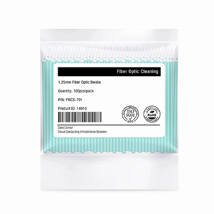 SFPS 1.25mm Fiber Optic Lint-free Foam Clean Swabs (100pcs/Pack) SFPS