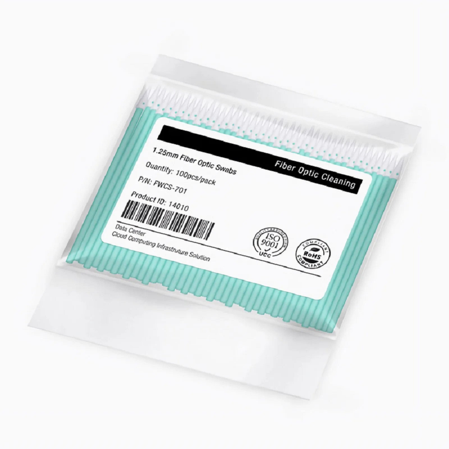 SFPS 1.25mm Fiber Optic Lint-free Foam Clean Swabs (100pcs/Pack) SFPS