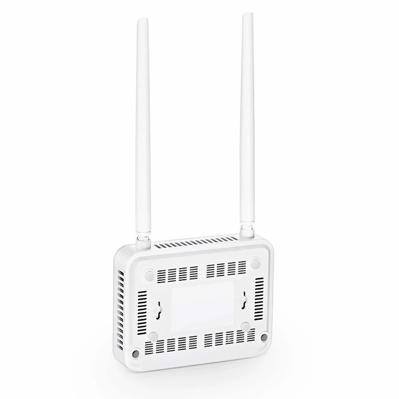 SFPS ONU1910-1GF-W, XPON (GPON + EPON) ONU, with 1 x PON, 1 x GE, 1 x FE, 1 x USB, and 2 x External Antennas (2.4GHz, 300Mbps WiFi 4) SFPS