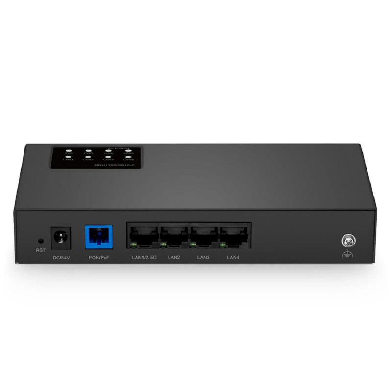 SFPS ONU1730-3G1E-P, XGSPON SFU ONU with PON supporting PoF, 3x GE & 1x 2.5G PoE/PoE+@55W SFPS