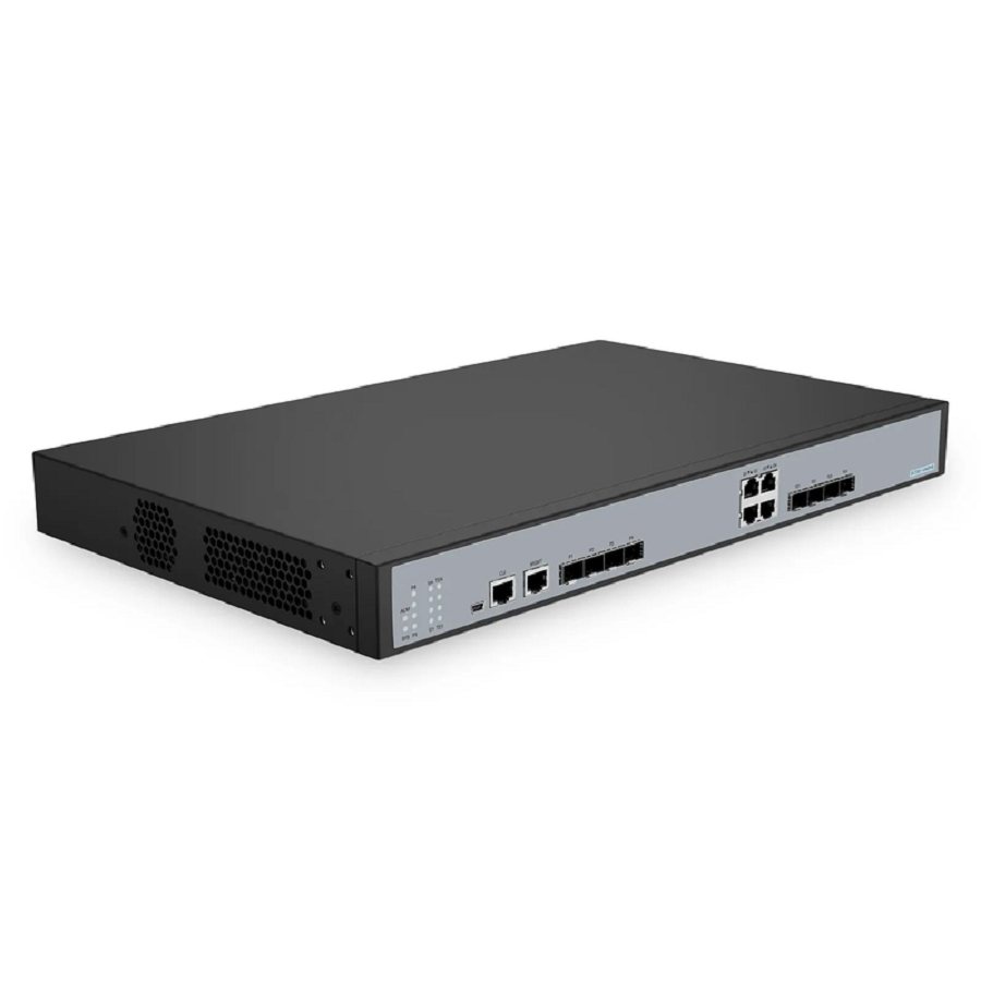 SFPS OLT3611-04GP4S, Layer 3 Feature 4-Port GPON OLT with 10G SFP+ Uplink Ports, AC/DC Power Supply SFPS
