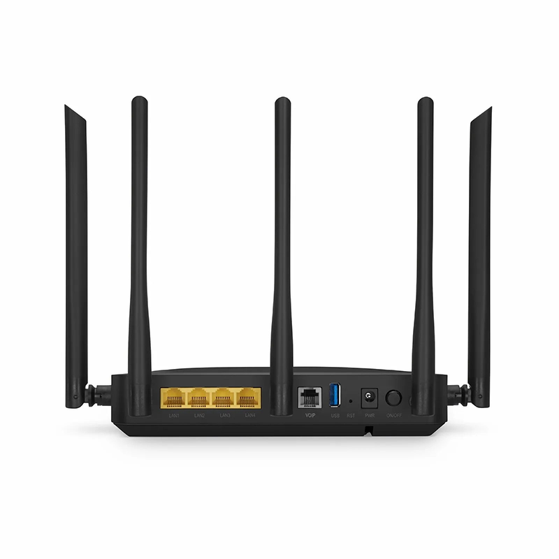 SFPS ONU1930-4GV-W, XGPON HGU ONU with 1 x PON, 4 x GE, 1 x POTS, 1 x USB, and 5 x External Dual Band Antennas (3000M WiFi 4/5/6) SFPS