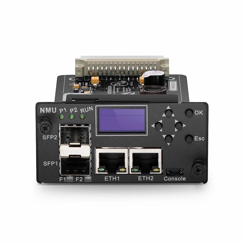 SFPS FMT-MNG-S, Network Management Unit for FMT 1U, 2U and 4U Managed Chassis, , 2 x 100Base-X SFP Ports, 2 x 10/100Base-T RJ45 Ports SFPS