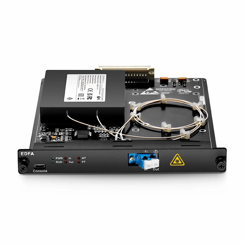 SFPS FMT20PA-EDFA, 20dB Gain C-band DWDM EDFA Pre-Amplifier for FMT Managed Chassis, 13dBm Output SFPS