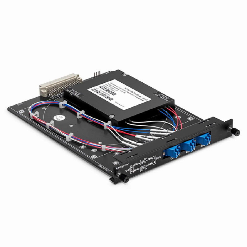 SFPS FSBR-1x2, Customized 1 x 2 Single Fiber DWDM Splitter Red/Blue C-band Filter SFPS