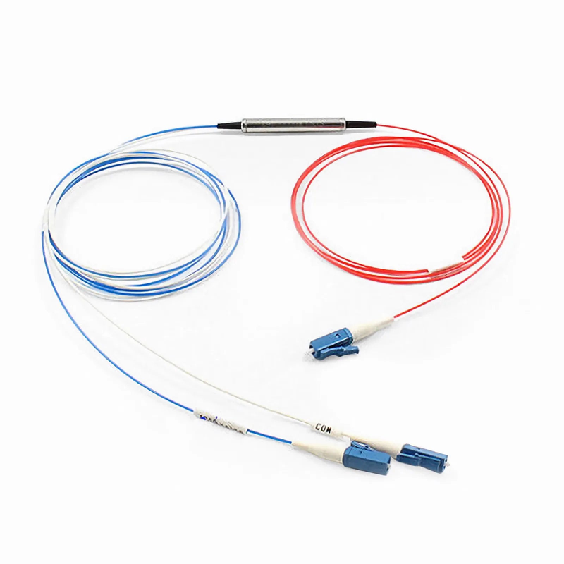 SFPS FSBR-1x2, Customized 1 x 2 Single Fiber DWDM Splitter Red/Blue C-band Filter SFPS