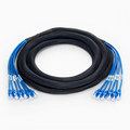 SFPS 49ft (15m) 6 Plug to 6 Plug Cat6 Unshielded (UTP) PVC CMR Blue Pre-Terminated Copper Trunk Cable SFPS