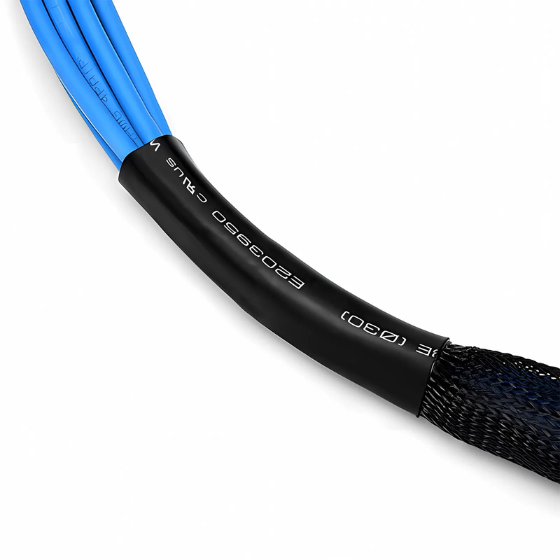 SFPS 66ft (20m) 6 Plug to 6 Plug Cat6 Unshielded (UTP) PVC CMR Blue Pre-Terminated Copper Trunk Cable SFPS
