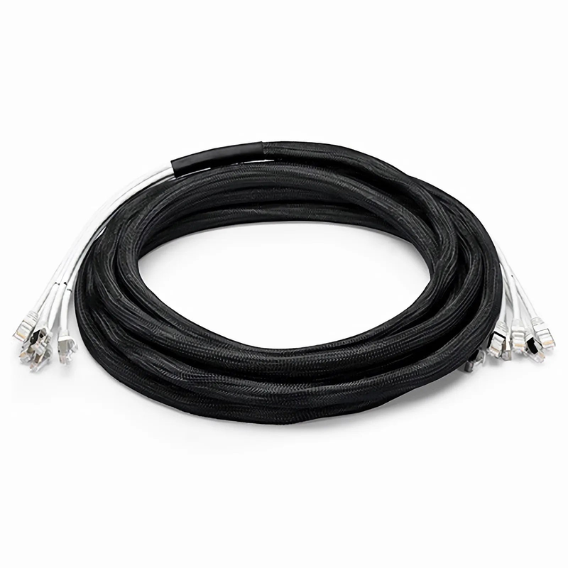 SFPS 66ft (20m) 6 Plug to 6 Plug Cat6a Shielded (S/FTP) PVC CMR Pre-Terminated Copper Trunk Cable SFPS