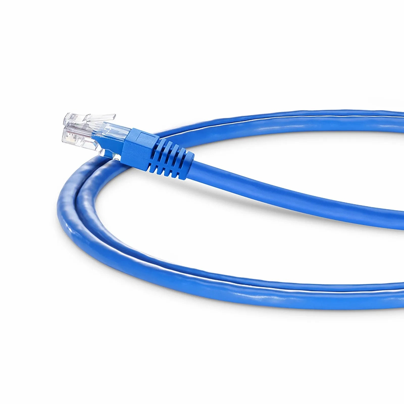SFPS 3ft (0.9m) 90 Degree Cat6 26AWG Snagless Unshielded (U/UTP) PVC CM Ethernet Network Patch Cable, RJ45 Right Angle Down Male to RJ45 Male, Blue SFPS