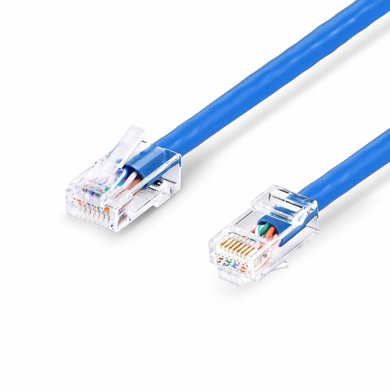 SFPS 8ft (2.4m) Cat5e Non-booted Unshielded (U/UTP) PVC CM Ethernet Network Patch Cable, Blue SFPS