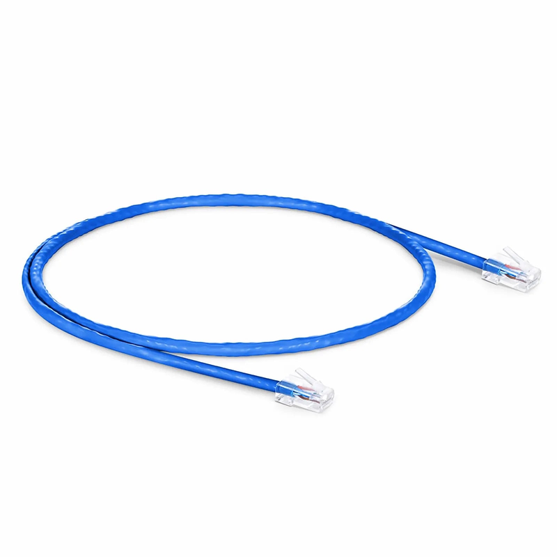 SFPS 1ft (0.3m) Cat6 24AWG Non-booted Unshielded (U/UTP) PVC CM Ethernet Network Patch Cable, Blue SFPS