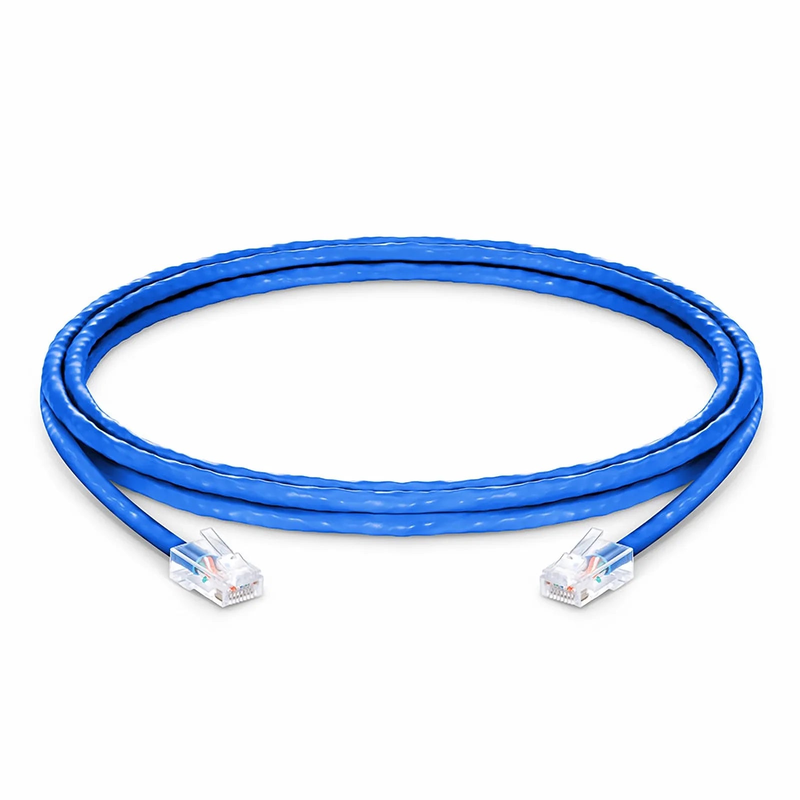 SFPS 8ft (2.4m) Cat6 24AWG Non-booted Unshielded (U/UTP) PVC CM Ethernet Network Patch Cable, Blue SFPS