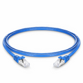 SFPS 3ft (0.9m) Cat6a 26AWG Snagless Shielded (S/FTP) PVC CM Ethernet Network Patch Cable, Blue SFPS
