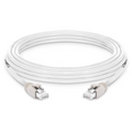 SFPS 16ft (4.9m) Cat8 24AWG Snagless Shielded (S/FTP) PVC CM Ethernet Network Patch Cable, PoE++, 40G, 2GHz, Off-White SFPS