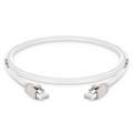 SFPS 3ft (0.9m) Cat8 24AWG Snagless Shielded (S/FTP) PVC CM Ethernet Network Patch Cable, PoE++, 40G, 2GHz, Off-White SFPS