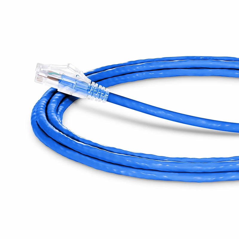 SFPS 12ft (3.7m) Cat5e Snagless Unshielded (U/UTP) PVC CM Ethernet Patch Cable, Blue SFPS