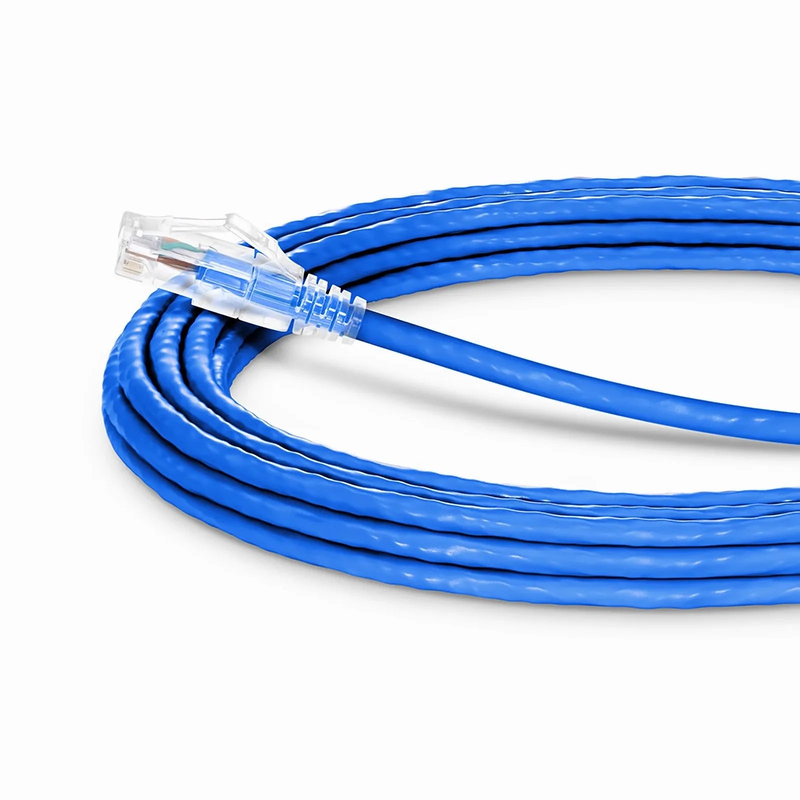 SFPS 25ft (7.6m) Cat5e Snagless Unshielded (U/UTP) PVC CM Ethernet Patch Cable, Blue SFPS
