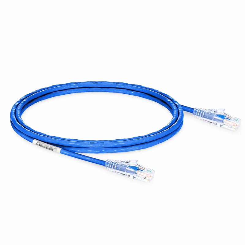 SFPS 12ft (3.7m) Cat6 24AWG Snagless Unshielded (U/UTP) PVC CM Ethernet Network Patch Cable, Blue, (5pcs/pack) SFPS