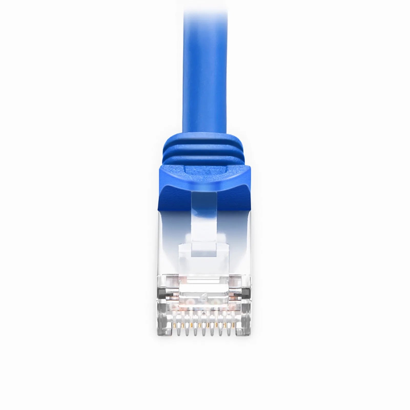 SFPS 25ft (7.6m) Cat7 Snagless Shielded (S/FTP) PVC CM Ethernet Network Patch Cable, Blue SFPS