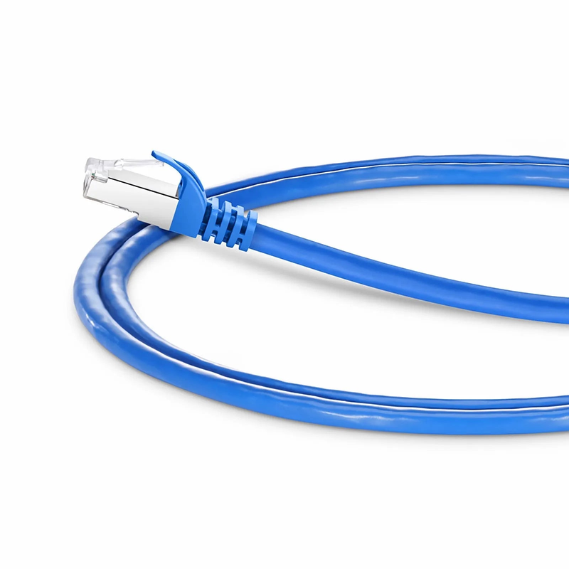 SFPS 3ft (0.9m) Cat7 Snagless Shielded (S/FTP) PVC CM Ethernet Network Patch Cable, Blue SFPS