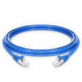 SFPS 10ft (3m) Cat7 Snagless Shielded (S/FTP) PVC CM Ethernet Network Patch Cable, Blue SFPS