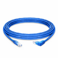 SFPS 25ft (7.6m) 90 Degree Cat6 26AWG Snagless Unshielded (U/UTP) PVC CM Ethernet Network Patch Cable, RJ45 Right Angle UP Male to RJ45 Male, Blue SFPS