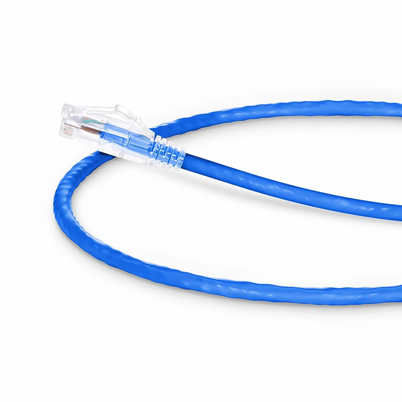SFPS 2ft (0.6m) Cat6a 24AWG Snagless Unshielded (U/UTP) LSZH Ethernet Network Patch Cable, Blue SFPS