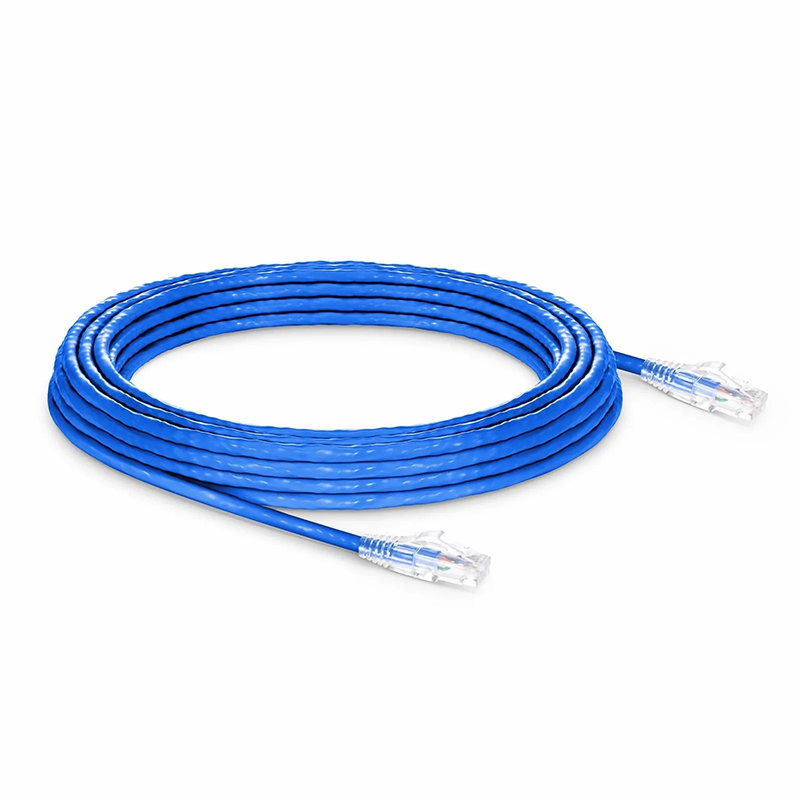 SFPS 33ft (10m) Cat6a 24AWG Snagless Unshielded (U/UTP) LSZH Ethernet Network Patch Cable, Blue SFPS