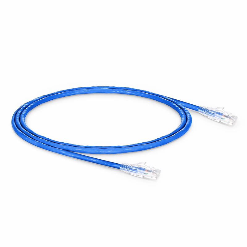 SFPS 3ft (0.9m) Cat6a 24AWG Snagless Unshielded (U/UTP) LSZH Ethernet Network Patch Cable, Blue SFPS