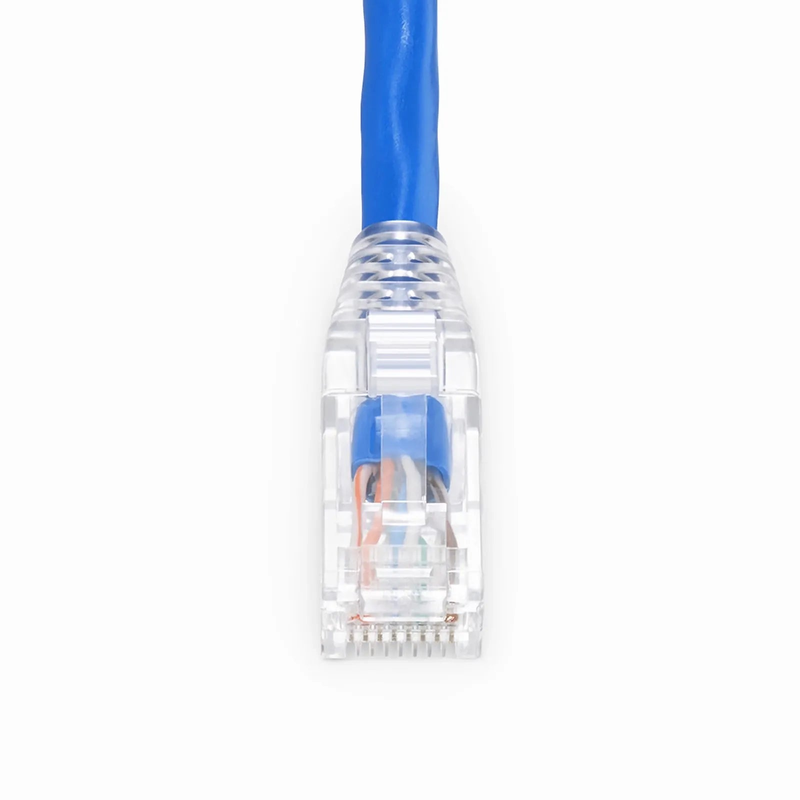 SFPS 8ft (2.4m) Cat6a 24AWG Snagless Unshielded (U/UTP) LSZH Ethernet Network Patch Cable, Blue SFPS