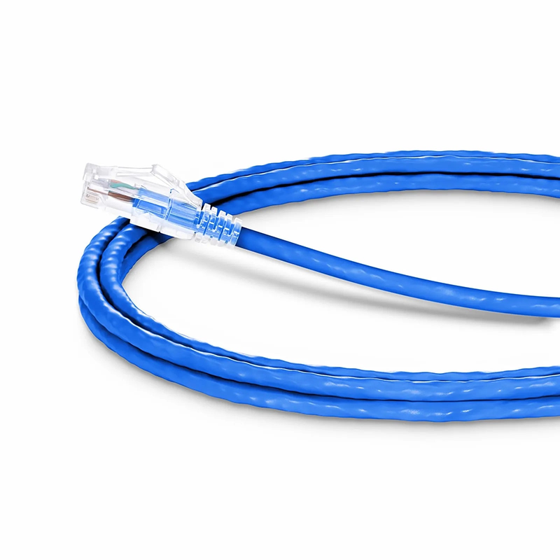 SFPS 7ft (2.1m) Cat6a 24AWG Snagless Unshielded (U/UTP) LSZH Ethernet Network Patch Cable, Blue SFPS
