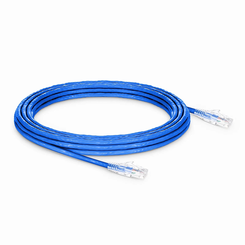 SFPS 20ft (6.1m) Cat6a 24AWG Snagless Unshielded (U/UTP) LSZH Ethernet Network Patch Cable, Blue SFPS