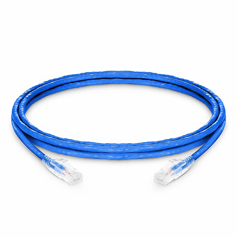 SFPS 10ft (3.0m) Cat6a 24AWG Snagless Unshielded (U/UTP) LSZH Ethernet Network Patch Cable, Blue SFPS