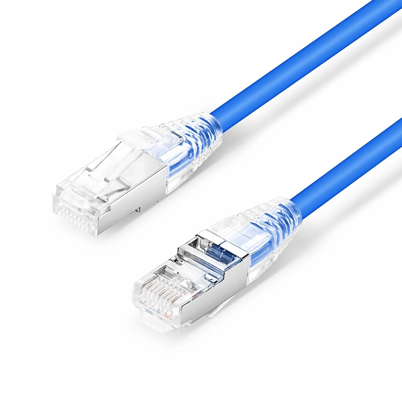 SFPS 15ft (4.6m) Cat6 26AWG Snagless Shielded (S/FTP) LSZH Ethernet Network Patch Cable, Blue SFPS