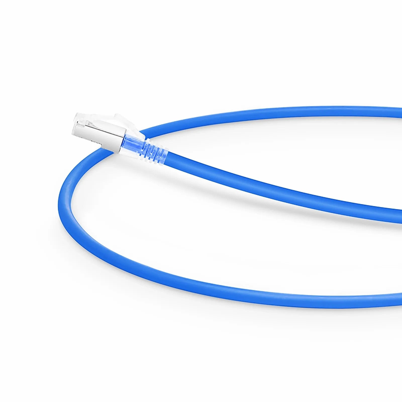SFPS 1ft (0.3m) Cat6 26AWG Snagless Shielded (S/FTP) LSZH Ethernet Network Patch Cable, Blue SFPS