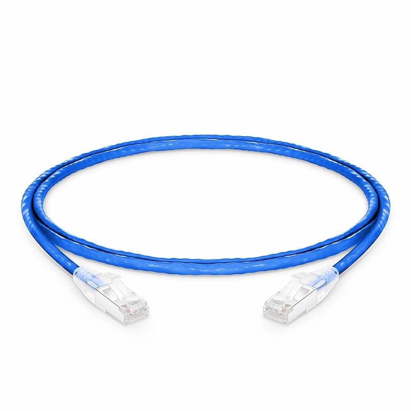 SFPS 3ft (0.9m) Cat5e Snagless Shielded (F/UTP) PVC CM Ethernet Network Patch Cable, Blue SFPS
