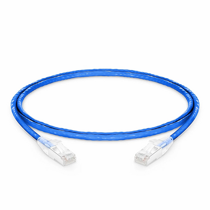 SFPS 3ft (0.9m) Cat5e Snagless Shielded (F/UTP) PVC CM Ethernet Network Patch Cable, Blue SFPS