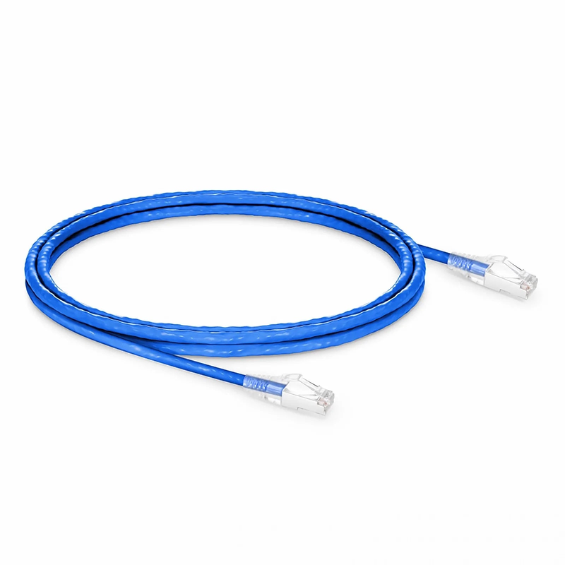 SFPS 10ft (3m) Cat5e Snagless Shielded (F/UTP) PVC CM Ethernet Network Patch Cable, Blue SFPS