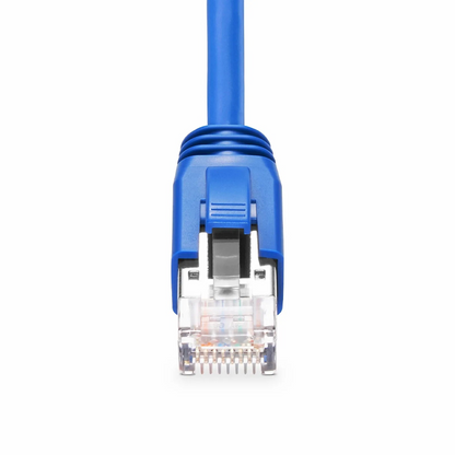 SFPS 33ft (10m) Cat6a 23AWG Snagless Shielded (F/FTP) LSZH Ethernet Network Patch Cable, Blue SFPS