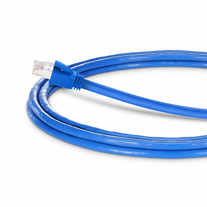 SFPS 6ft (1.8m) Cat6a 23AWG Snagless Shielded (F/FTP) LSZH Ethernet Network Patch Cable, Blue SFPS