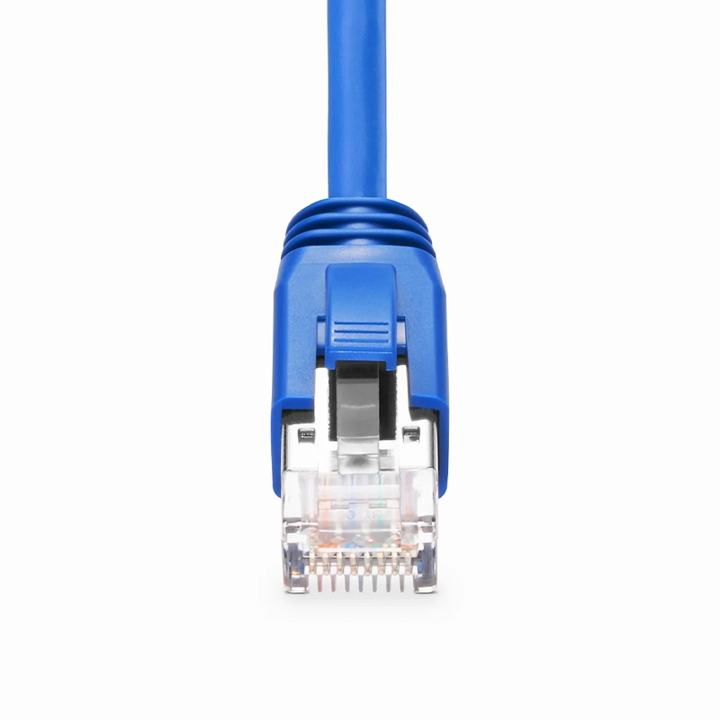 SFPS 20ft (6.1m) Cat6a 23AWG Snagless Shielded (F/FTP) LSZH Ethernet Network Patch Cable, Blue SFPS