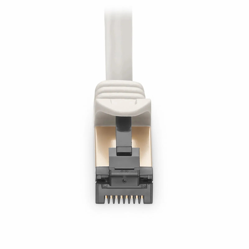 SFPS 7ft (2.1m) Cat8 28AWG Snagless Shielded (S/FTP) PVC CM Ethernet Network Patch Cable, Off-White SFPS