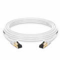 SFPS 20ft (6.1m) Cat8 28AWG Snagless Shielded (S/FTP) PVC CM Ethernet Network Patch Cable, Off-White SFPS