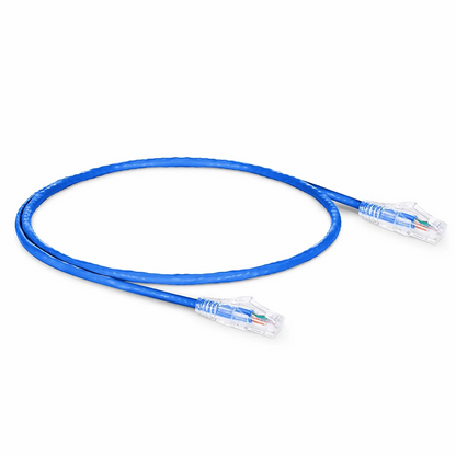 SFPS 2ft (0.6m) Cat6 24AWG Snagless Unshielded (U/UTP) LSZH Ethernet Network Patch Cable, Blue SFPS