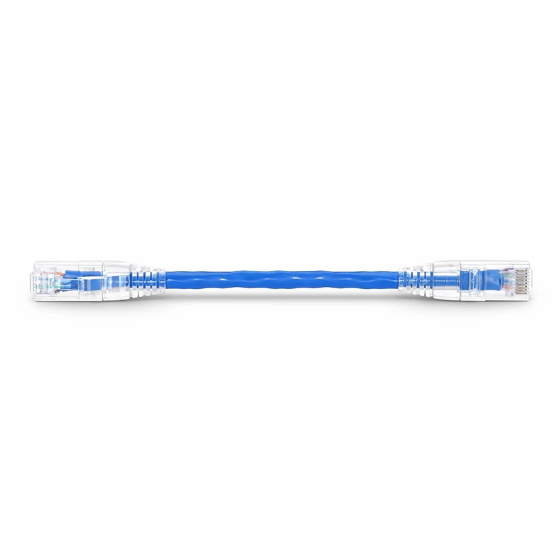 SFPS 6in (0.15m) Cat6 24AWG Snagless Unshielded (U/UTP) LSZH Ethernet Network Patch Cable, Blue