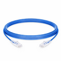 SFPS 33ft (10m) Cat6a 28AWG Snagless Unshielded (U/UTP) CM/LSZH Small Diameter High-Flex Ethernet Network Patch Cable, Blue SFPS
