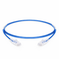 SFPS 4ft (1.2m) Cat6 28AWG Snagless Unshielded (U/UTP) PVC CM Small Diameter High-Flex Ethernet Network Patch Cable, Blue SFPS
