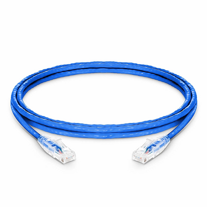 SFPS 6ft (1.8m) Cat6 Snagless Unshielded (U/UTP) PVC CM Ethernet Network Patch Cable, Blue, (24pcs/pack) SFPS
