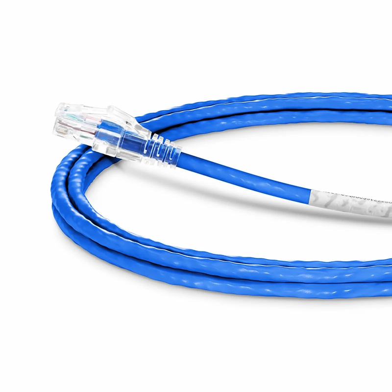 SFPS 6ft (1.8m) Cat6 24AWG Snagless Unshielded (U/UTP) PVC CM Ethernet Network Patch Cable, Blue, (10pcs/pack) SFPS